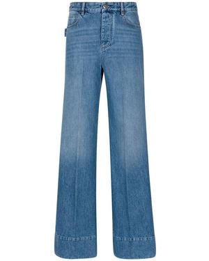 Bottega Veneta Vintage Wide Leg Jeans - Blue