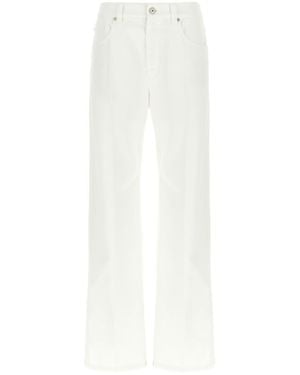 Brunello Cucinelli 'Contemporary Loose' Jeans - White