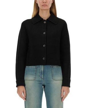 Paul Smith Merino Wool Cardigan - Black