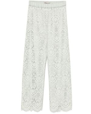 D.exterior Trousers - White