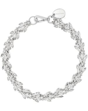 Simone Rocha Crystal Floret Necklace Accessories - White