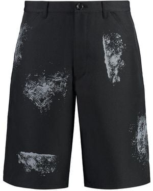 Comme des Garçons Techno Fabric Bermuda-Shorts - Gray