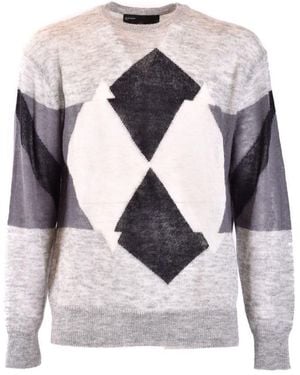 Neil Barrett Knit Jumper - Grey