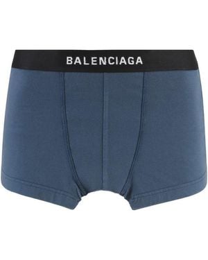 Balenciaga Cut Off Brief Skirt - Blue