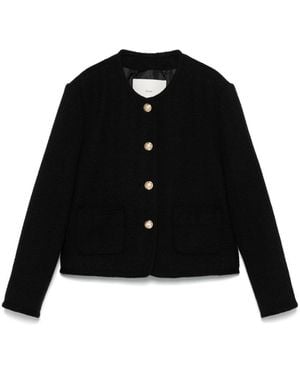 DUNST Tweed Jacket - Black