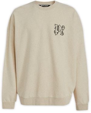 Palm Angels Sweatshirts - White