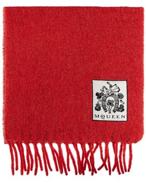 McQueen Scarfs - Red