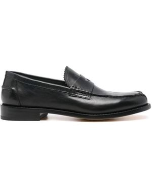 Doucal's Penny Loafer Shoes - Black