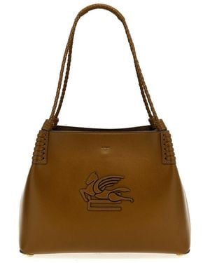 Etro 'Libra S' Shopping Bag - Brown