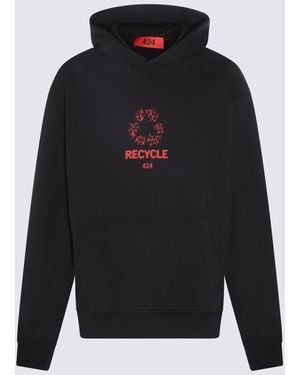 424 And Cotton Blend Sweatshirt - Black