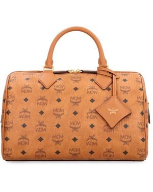 MCM Boston Ella Handbag - Brown
