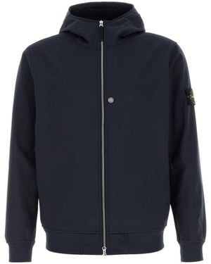 Stone Island Jackets And Vests - Blue