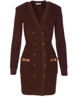 Elisabetta Franchi Dresses - Brown