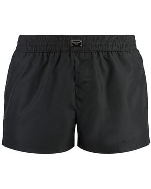 Dolce & Gabbana Nylon Swim Shorts - Black