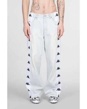 Acne Studios X Kappa Jeans - White