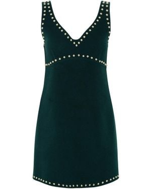 P.A.R.O.S.H. Wool Leak Dress - Green