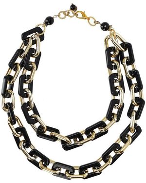 Almala Àlmala Acetate Necklace - Black