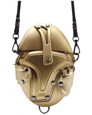 Innerraum Egg Studded Shell Cross-Body Bags - Metallic