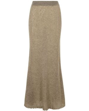 Lisa Yang 'Kelsy' Long Skirt - Natural