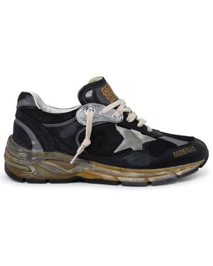 Golden Goose Nappa Leather Dad Star Trainers - Black