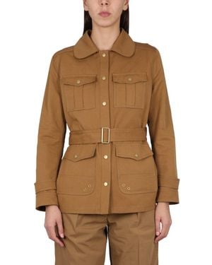 Fay Safari Jacket - Brown