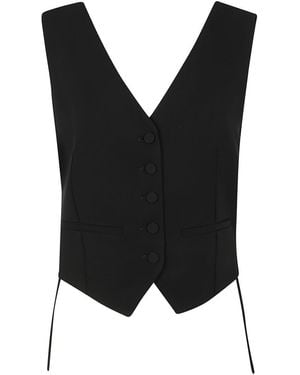 Erika Cavallini Semi Couture Veronica Waistcoat - Black