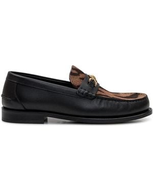 Versace Animal Loafers - Black