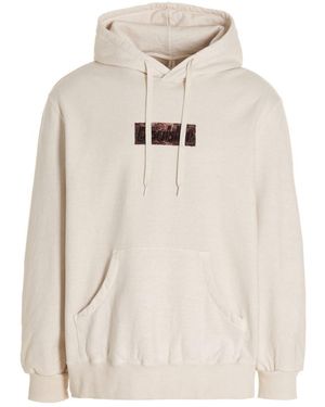 Doublet 'Polyurethane Embroidery' Hoodie - Natural