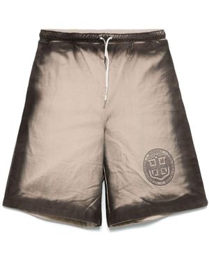 MISBHV Gradient Shorts With Elastic Waistband - Natural