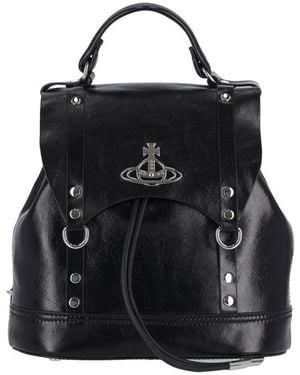 Vivienne Westwood Max Small Backpack - Black