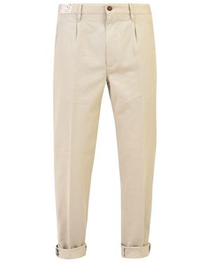 Incotex Trousers - Natural