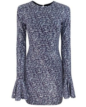 ROTATE BIRGER CHRISTENSEN 'Mini Sequin' Dress - Blue