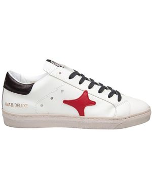 AMA BRAND Leather Trainers - Pink