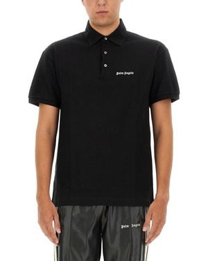 Palm Angels Logo Polo - Black