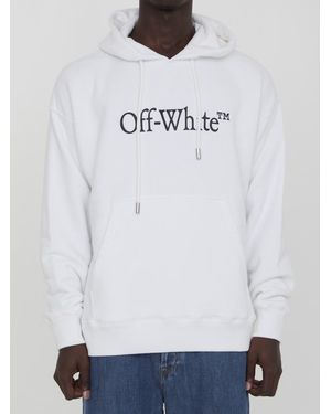 Off-White c/o Virgil Abloh Big Bookish Skate Hoodie - Grey