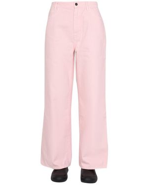 Raf Simons Wide Leg Trousers - Pink