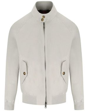 Baracuta G9 Harrington Mist Bomber Jacket - White