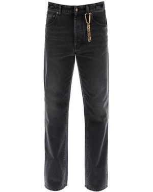 DARKPARK "Mark Jeans With Carabin - Black