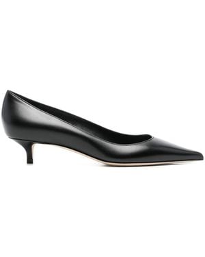Jimmy Choo Amelia Leather Court Shoes - Black
