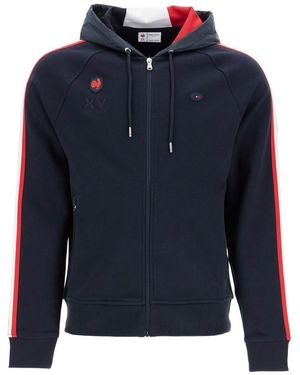 Eden Park Zip Hoodie Cotton Polyester - Blue