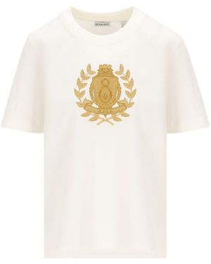 Burberry T-Shirt And Polo Shirt - White