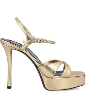 Saint Laurent Sandals - Metallic