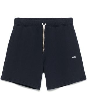 Autry Cotton Track Shorts - Blue