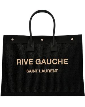 Saint Laurent Shopping 'Rive Gauche' Large - Black