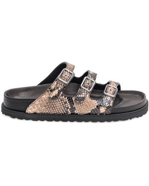 Birkenstock Florida Snake Birke - White