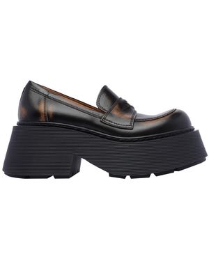 Vic Matié Flat Shoes - Black