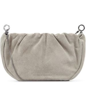 Brunello Cucinelli Shoulder Bags - Grey