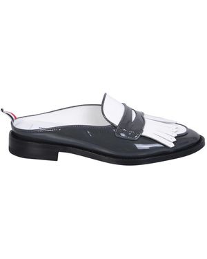 Thom Browne Flats - White