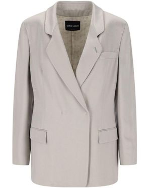 Giorgio Armani Jackets - Grey