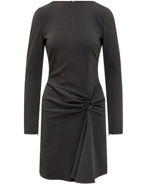 DSquared² Statement Dress With Logo - Black